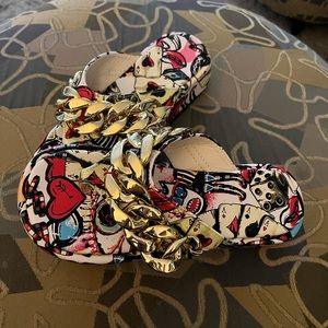 Brand new wedge sandals